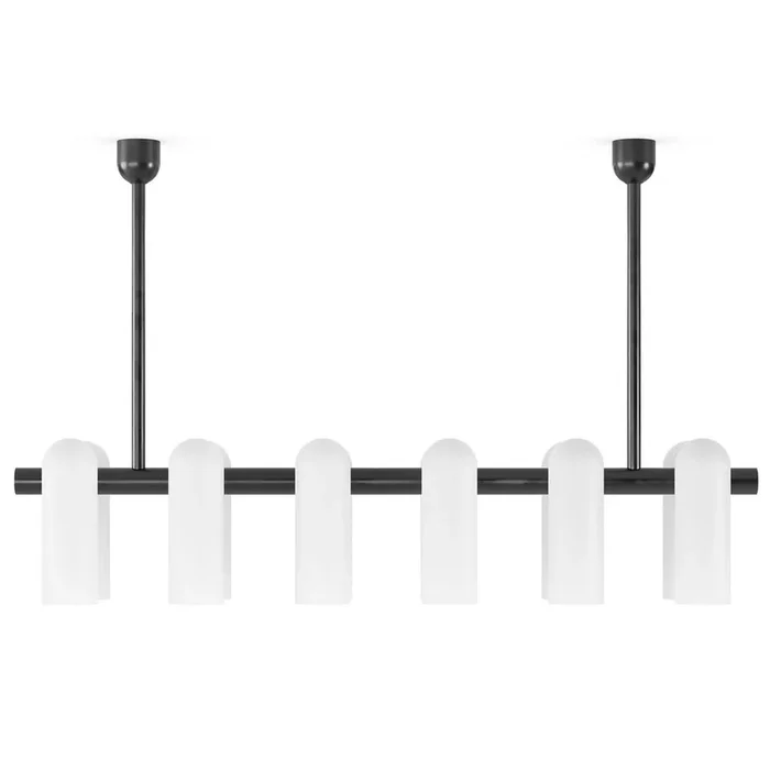 Odyssey Linear MD Chandelier, Black Gunmetal by Four Hands