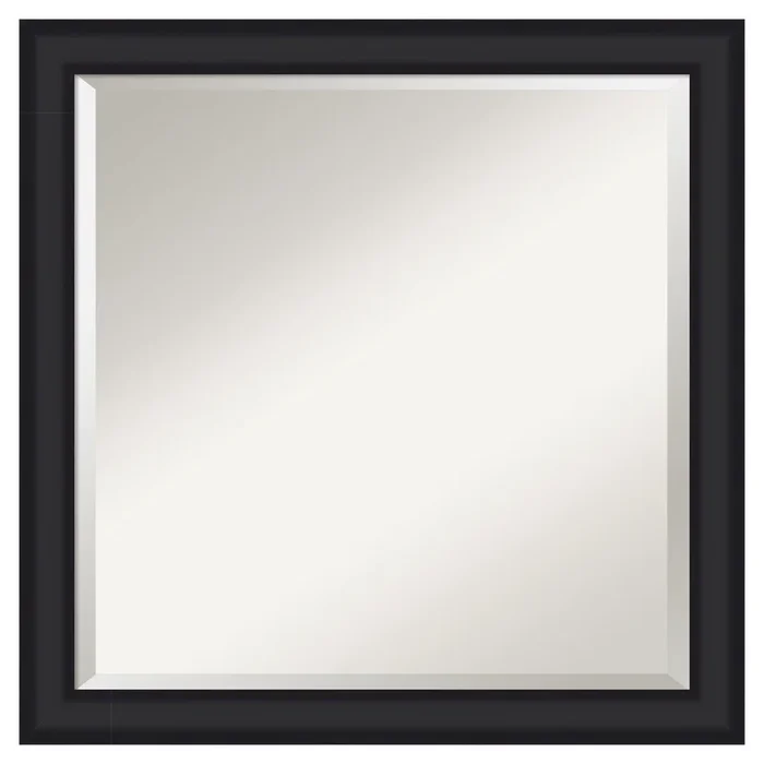 Oliver Narrow Beveled Wood Framed Wall Mirror