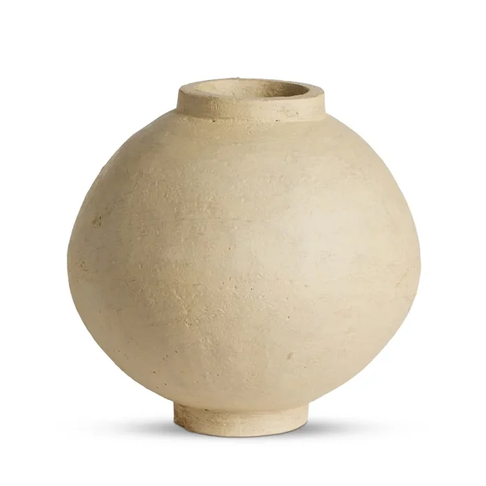 Olivos Wide Paper Mache Vessel