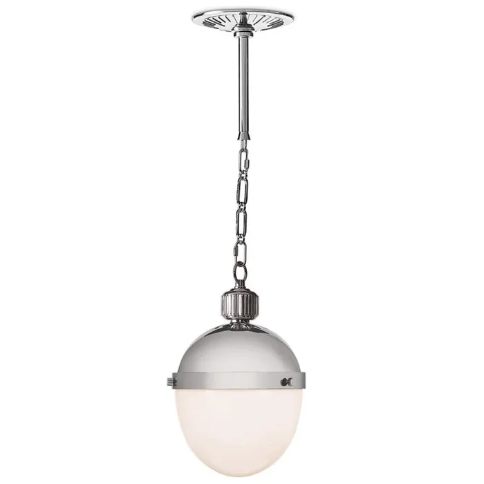 Otis Small Pendant, Polished Nickel