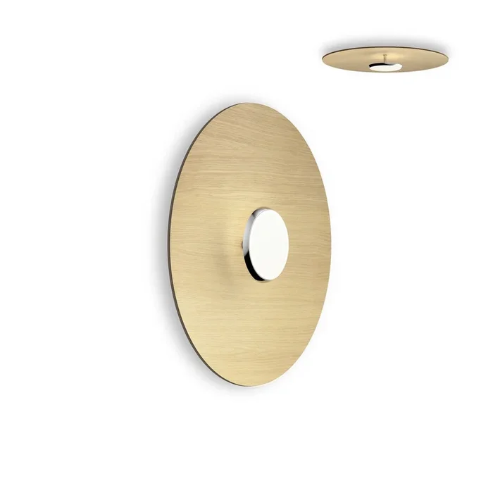 Pablo Designs – SKY FSH 24 DOM OAK – LED Flush Mount – Sky – Oak/Chrome – SKYFSH24DOMOAK