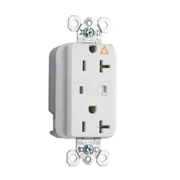Pass And Seymour Isolated Ground TVSS Receptacle 20A 125V Alarm White (IG5362WSP)