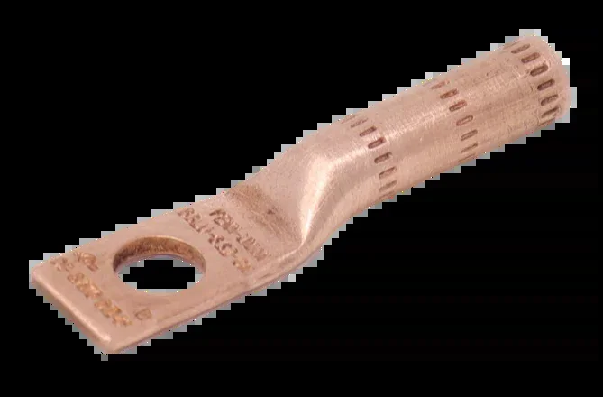 Penn Union Copper Compression Lug Long Barrel Blank Tongue Closed Transition 1750 kcmil Tin Plated 6 Sol./6 Str. Conductor Size (BBLU6SGNDTN)
