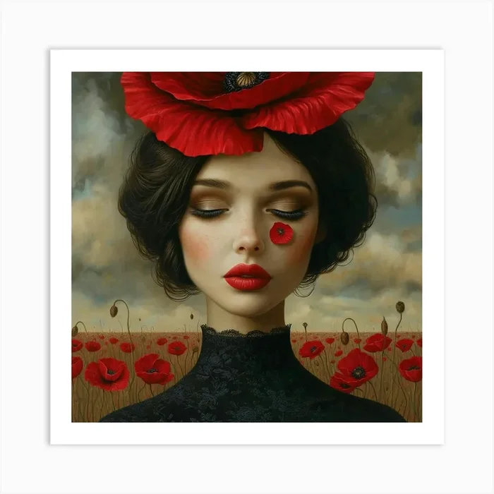 Poppies Art Print by mamodesign