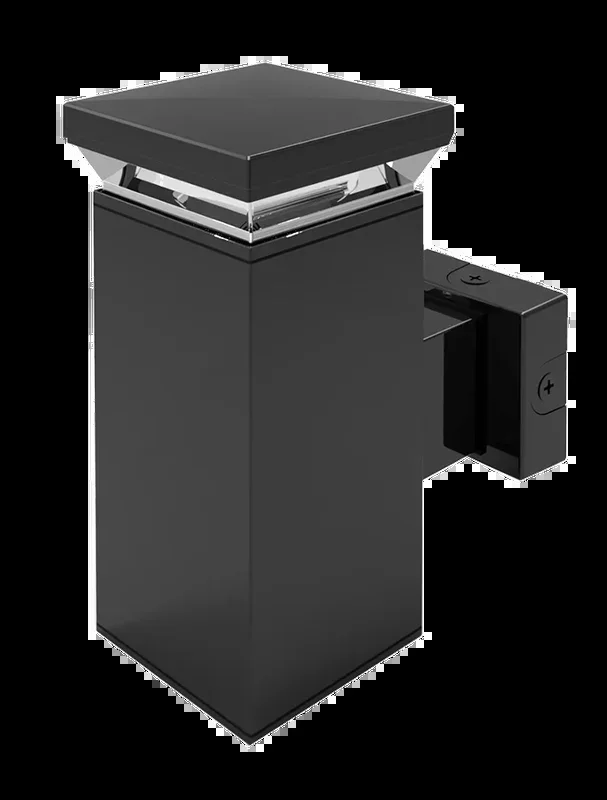 RAB Arch Sconce Square 18W Warm LED Wall Mount 277V Swivel Photocell Bronze (WBLED18Y/PCS2)