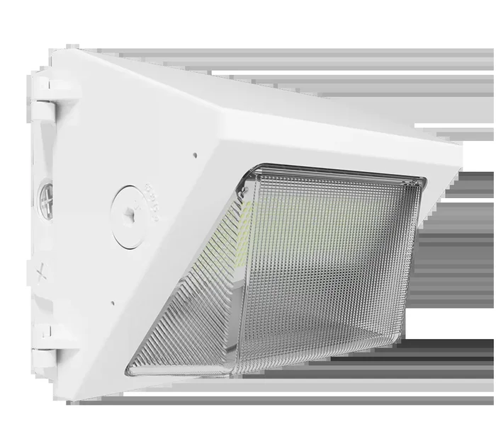 RAB LED Wall Pack Small Wattage/CCT Selectable 30W/25W/20W/15W 3000K/4000K/5000K 480V Adjustable Throw White (W22-S-30W/480)