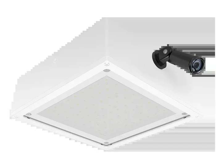 RAB VanLED 10W 3000K Flat Frosted Lens 120V Swivel Photocell White (VANLED10YFFRW/PCS)