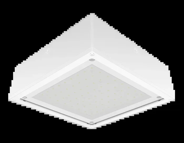 RAB VanLED 40W 3000K Flat Frosted Lens 480V 0-10V White (VANLED40YFFRW/480)