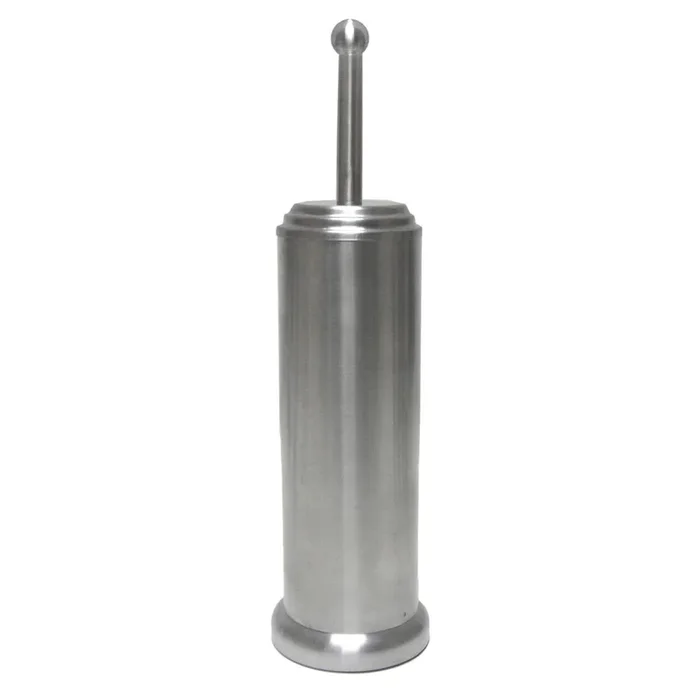 Ridged Stainless Steel Metal Toilet Bowl Brush