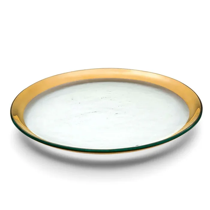 Roman Antique 12″ Buffet Plate by Annieglass