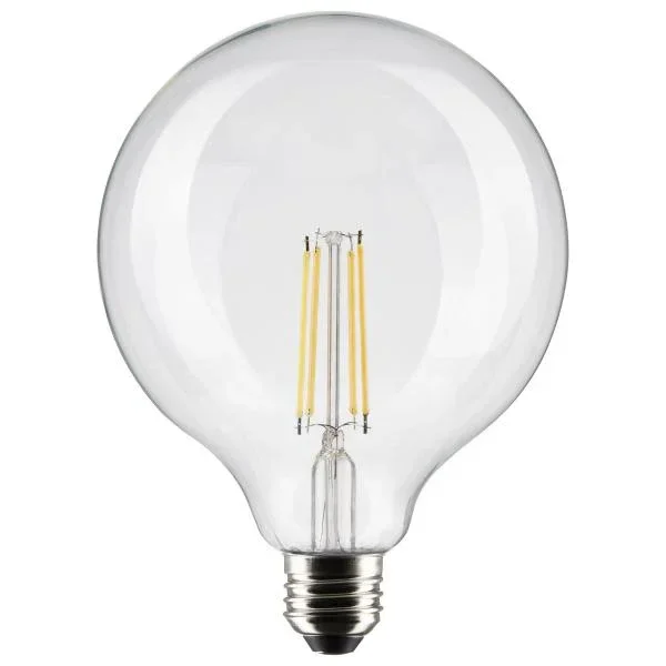 SATCO/NUVO 8W G40 LED Clear Medium Base 90 CRI 3000K 120V (S21258)