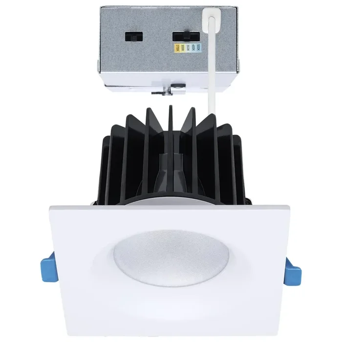 SATCO/NUVO LED Round Architectural Downlight Wattage/CCT Selectable 16W/20W/24W 2700K/3000K/3500K/4000K/5000K 90 CRI 40 Degree Beam White (S11673)