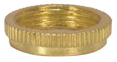 SATCO/NUVO Ring For Threaded And Candelabra Sockets 1 Inch Outer Diameter 3/4 Inch Inner Diameter 13/16 Inch Thread Size 20 TPI Brass Finish (80-1485)