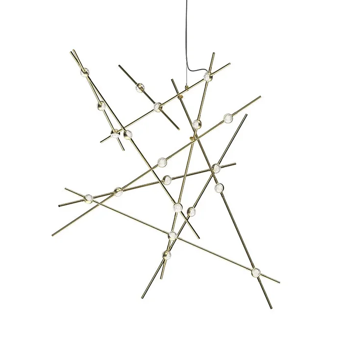 Sonneman – 2152.38C-27 – LED Lantern – Constellation – Satin Brass – 215238C27