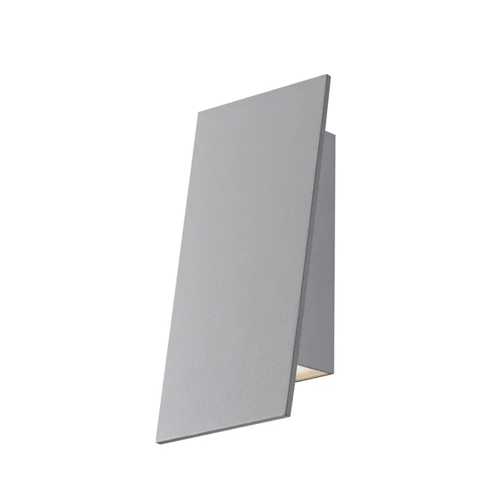 Sonneman – 2361.74-WL – LED Wall Sconce – Angled Plane – Textured Gray – 236174WL