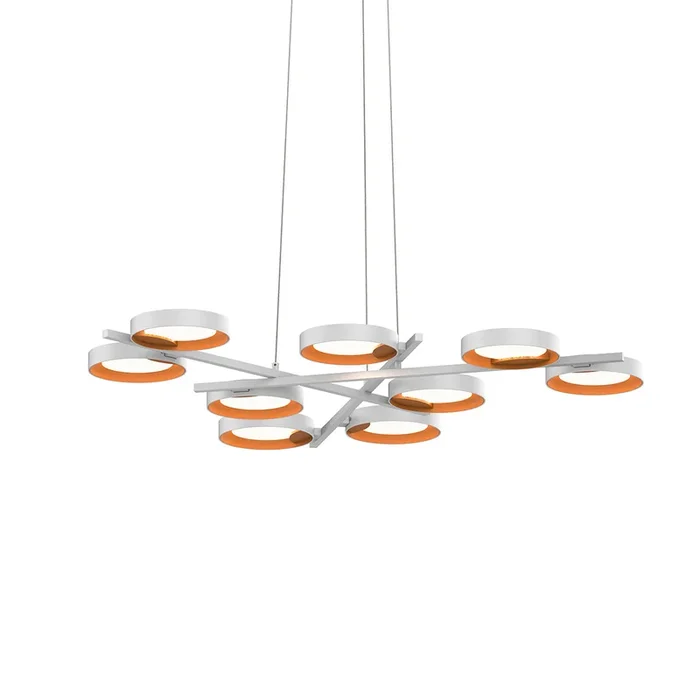 Sonneman – 2656.03A – LED Pendant – Light Guide Ring – Satin White – 265603A
