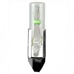 Standard .073 Amp 1.125 Inch T2 Incandescent 24V Telescoping (#5 Slide) Base Clear Miniature Bulb (#24-PSB)