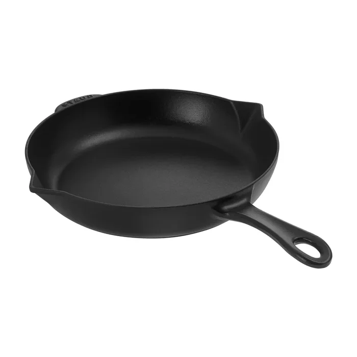 Staub 10″ Cast Iron Fry Pan in Black