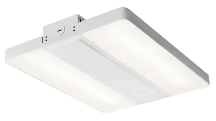 Sylvania LNHIBA6A/300UNHD840/12W/WH/E Linear LED High Bay 6A 300W 120-347V 0-10V Dimming 4000K 1X2 Foot Wide Distribution Lens White 16W Emergency Battery Backup (63136)