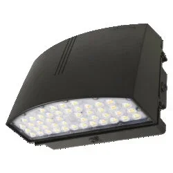 Sylvania WALPAKC6AS080UNVD8SC2T4BZBLE LED Wall Pack Wattage/CCT Selectable 45W/65W/80W 3000K/4000K/5000K 120-277V 0-10V Dimming 80 CRI Type IV Bronze BLE Link Sensor (64020)