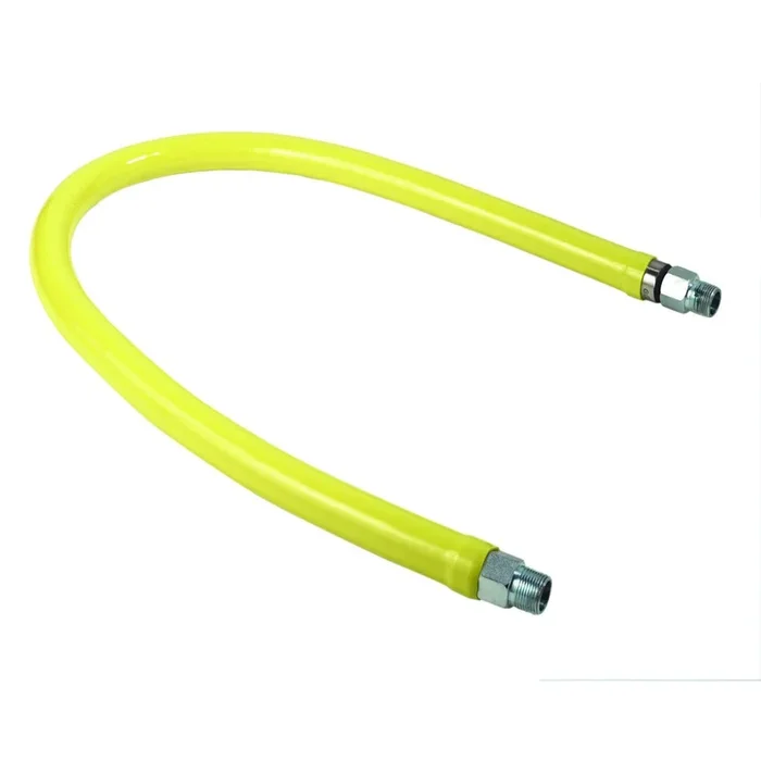 T&S Brass HG-2D-36 Gas Hose, Free Spin Fittings, 3/4