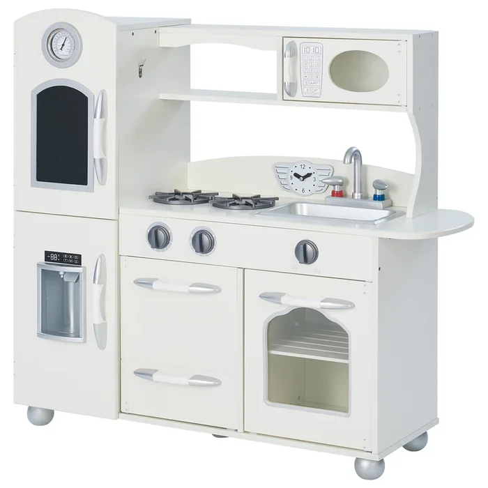 Teamson Kids – Little Chef Westchester Retro Play Kitchen – Ivory