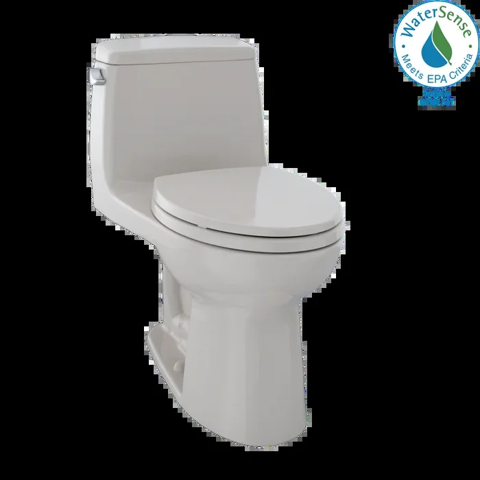 TOTO Eco UltraMax One-Piece Elongated 1.28 GPF Toilet, Sedona Beige MS854114E#12