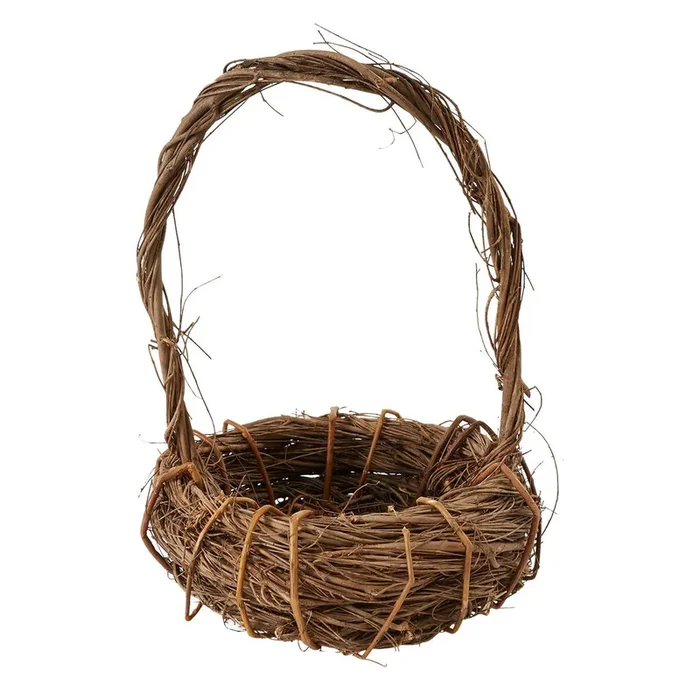 Twiggy Natural Dried Foliage Easter Basket