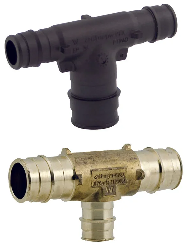 Uponor Q4751551 ProPEX EP Reducing Tee, 1 1/2