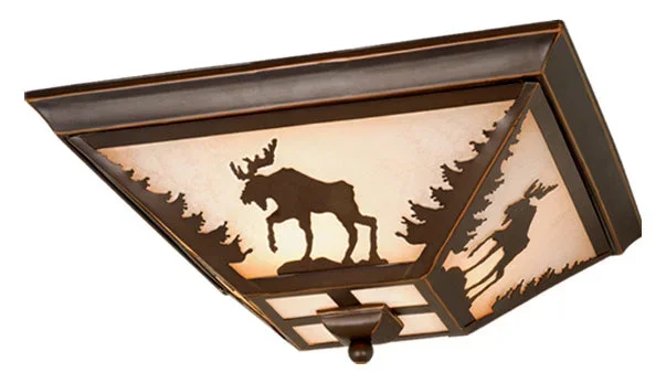 Vaxcel – Three Light Flush Mount – Yellowstone