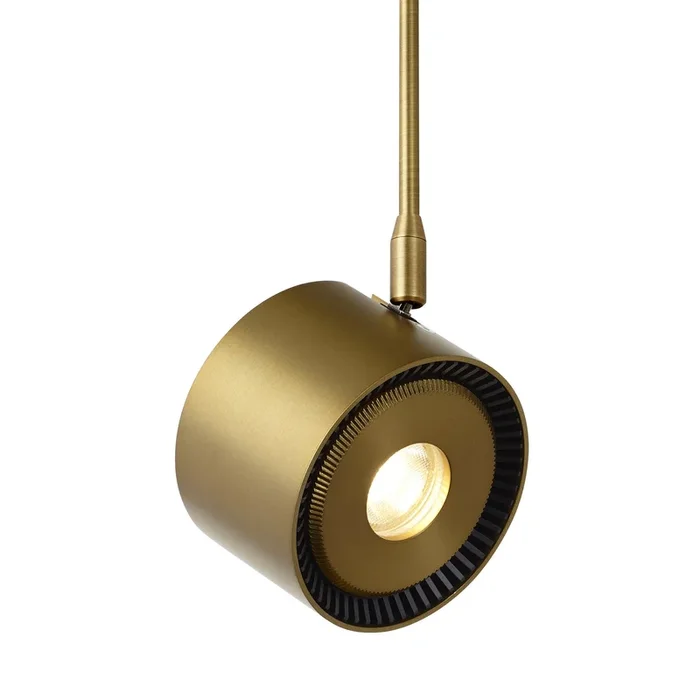 Visual Comfort Modern – 700FJISO8303003R-LED – LED Head – ISO – Aged Brass – 700FJISO8303003RLED