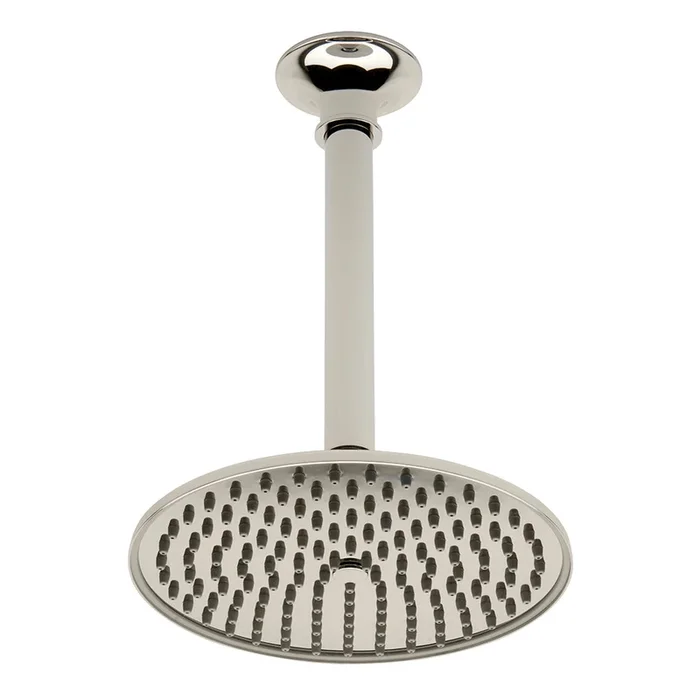 Waterworks Dash Ceiling Mounted Shower Arm and Flange in Brass