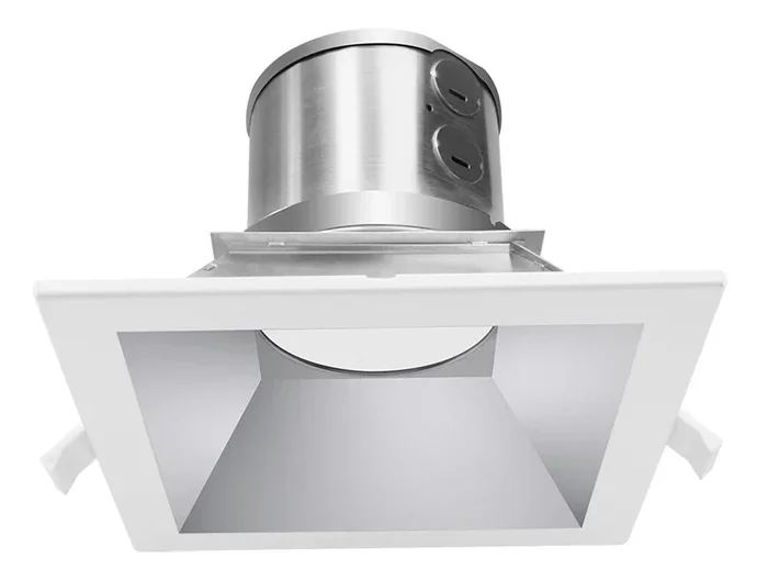 Westgate Manufacturing 4 Inch LED Commercial Recessed Light 40W CCT Selectable 2700K/3000K/3500K/4000K/5000K 120-277V 0-10V White (CRLC4-40W-MCTP-SA-D-WH)