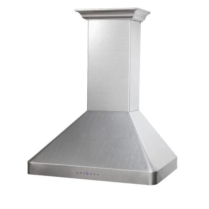 ZLINE 36″ Ducted Wall Mount Range Hood in Satin Stainless Steel, 8KF2S-36