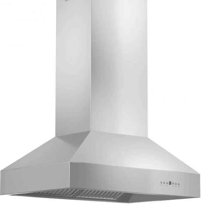 ZLINE 36 in. Ducted Island Mount Range Hood in Outdoor Approved Stainless Steel, 697i-304-36