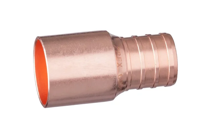 Zurn Crimp Cop/ Sweat Adapter – 3/4-Inch Male Sweat x 3/4-Inch Barb, Small Diameter QQ675CX