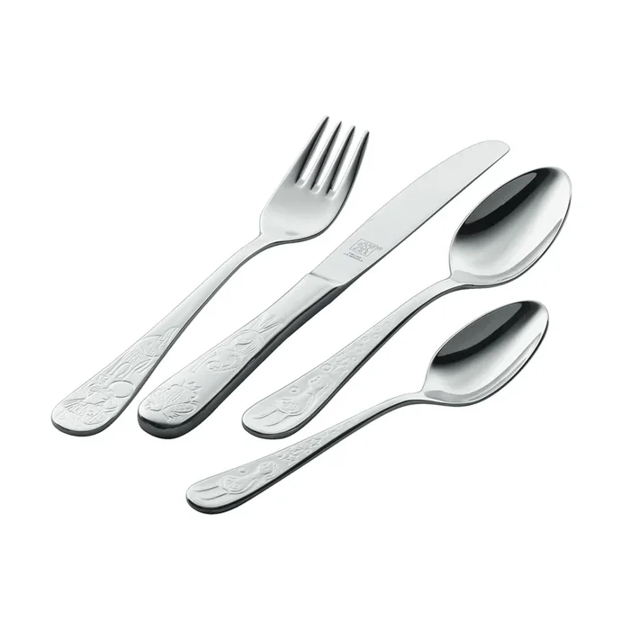 ZWILLING 4pc TWIN Kids Grimm’s Fairytales Stainless Steel Flatware Set