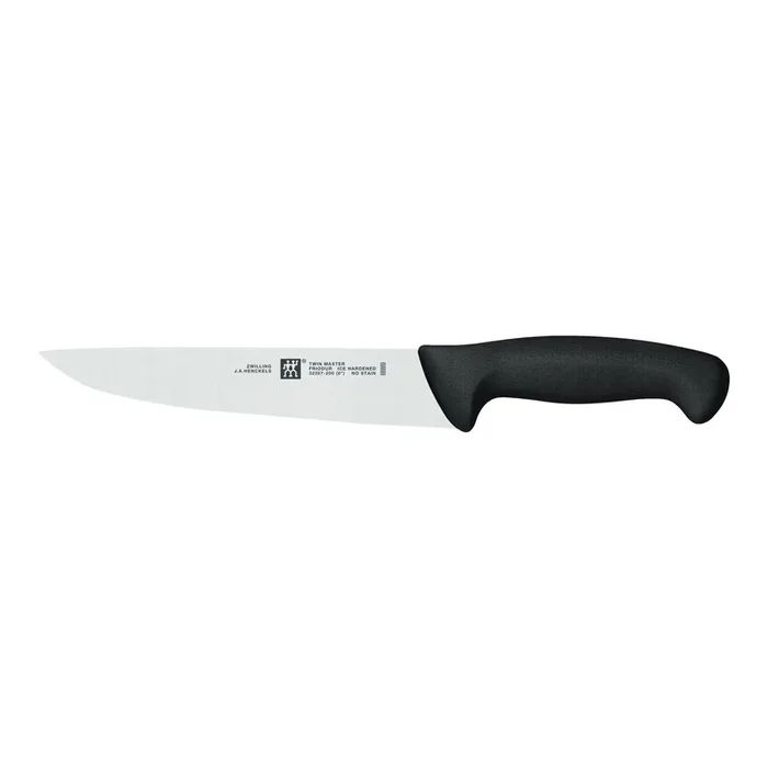 ZWILLING 8″ Chef’s Butcher Knife – Black Handle, TWIN Master Series