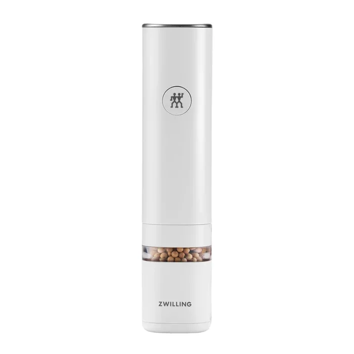 ZWILLING Electric Salt/Pepper Mill in White, Enfinigy Series